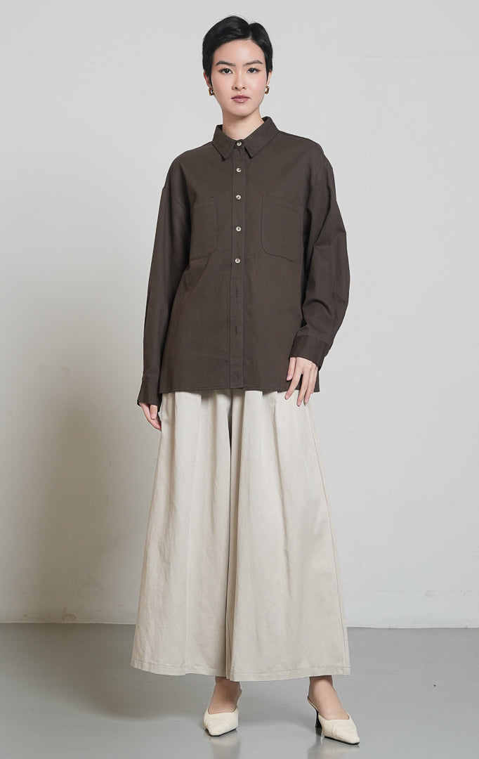 Orlin Top Dark Brown