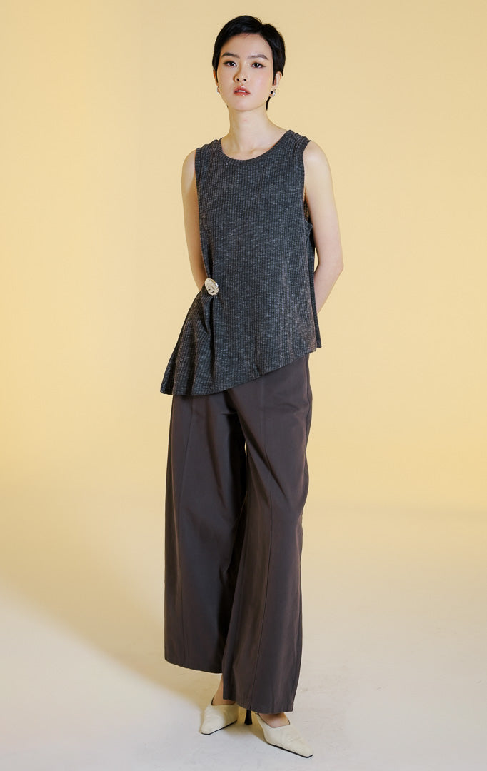 Vareena Top Dark Grey