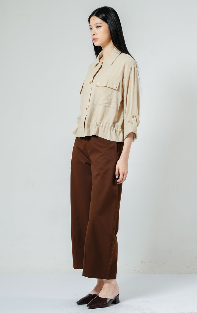 Piyora Top Khaki