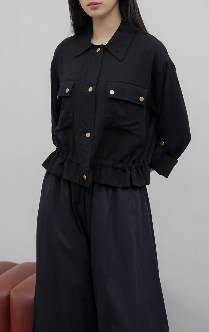 Piyora Top  Black