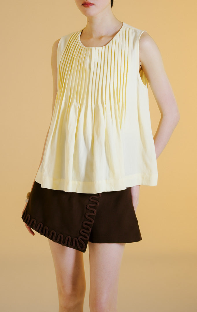Miuza Top Butter Yellow