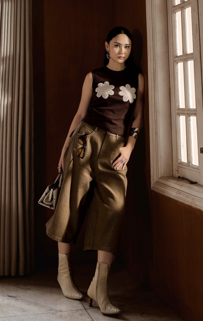 BL Viresia Top Dark Brown