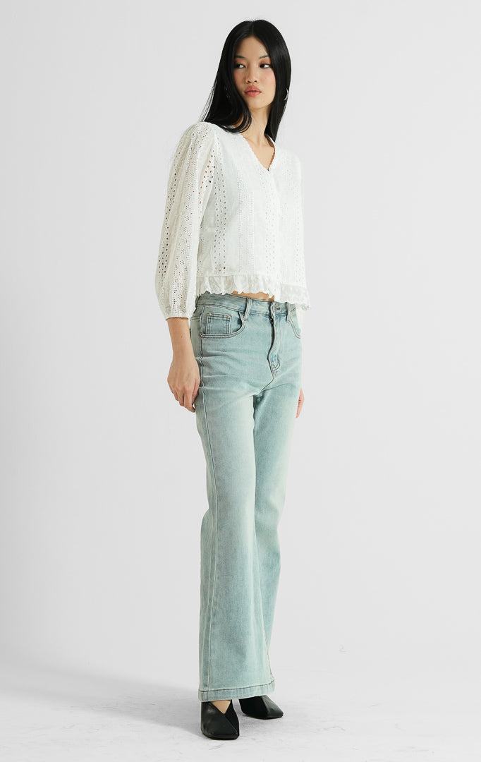 Rexana Top White