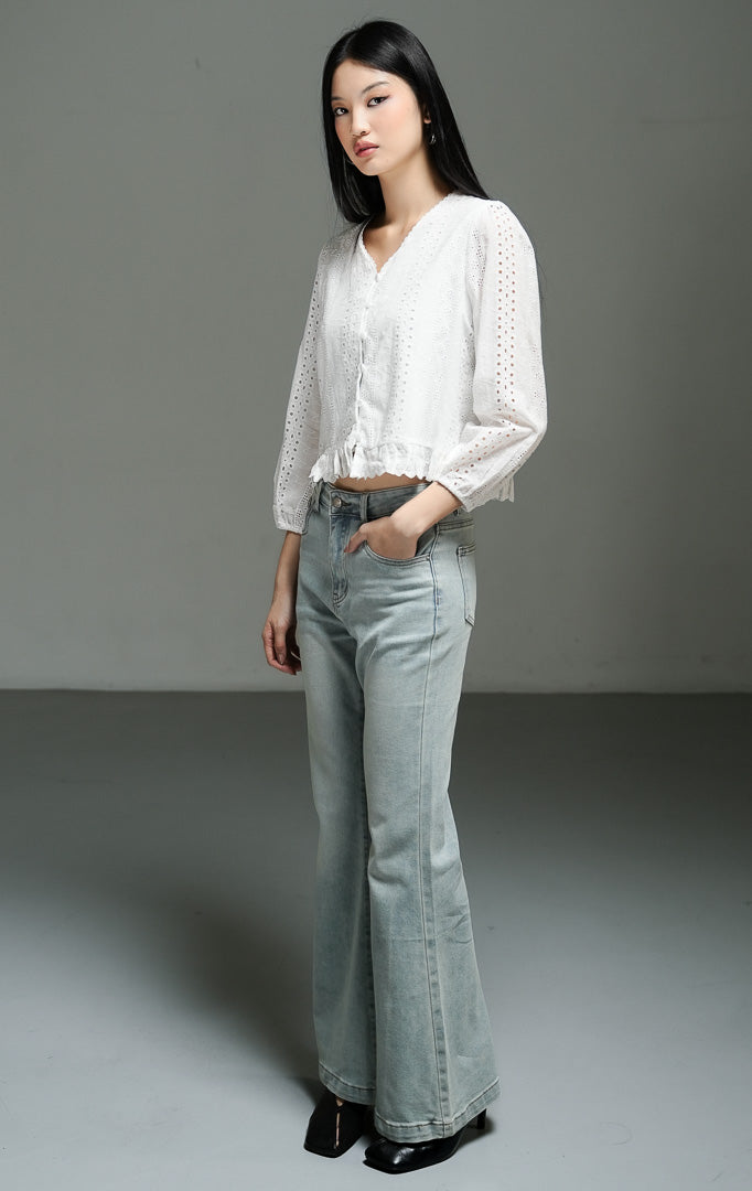 Rexana Top White