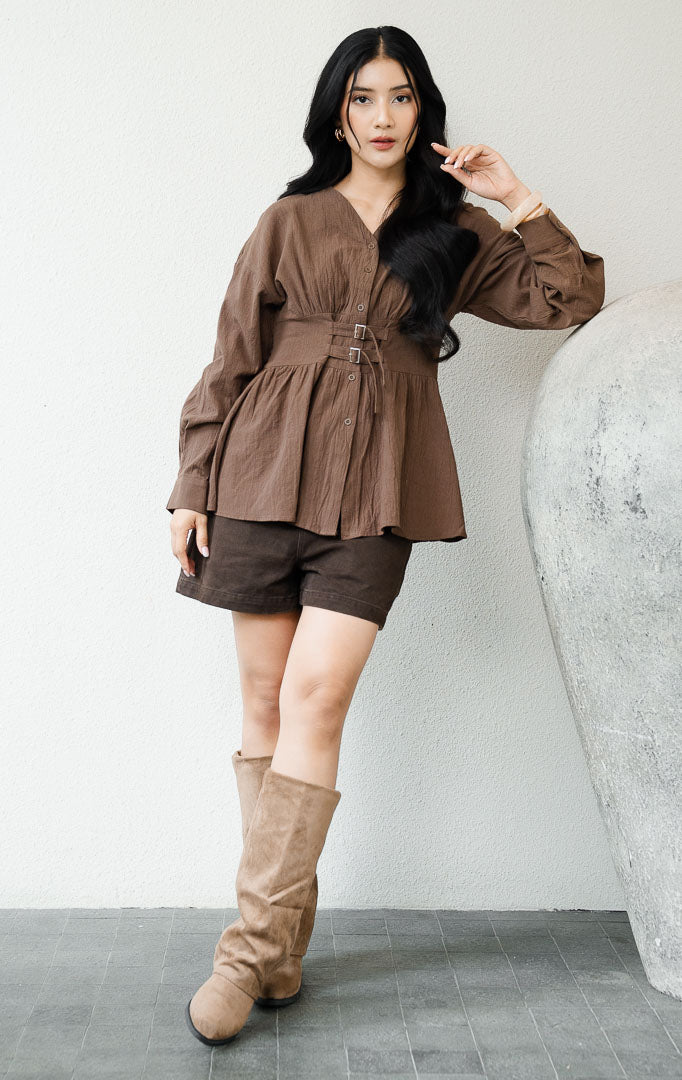 SF Lorin Top - Dark Brown