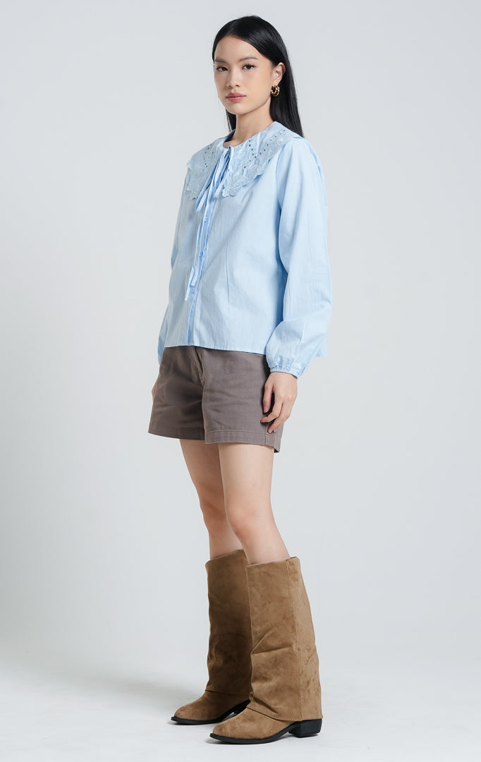 Lioren Top Light Blue
