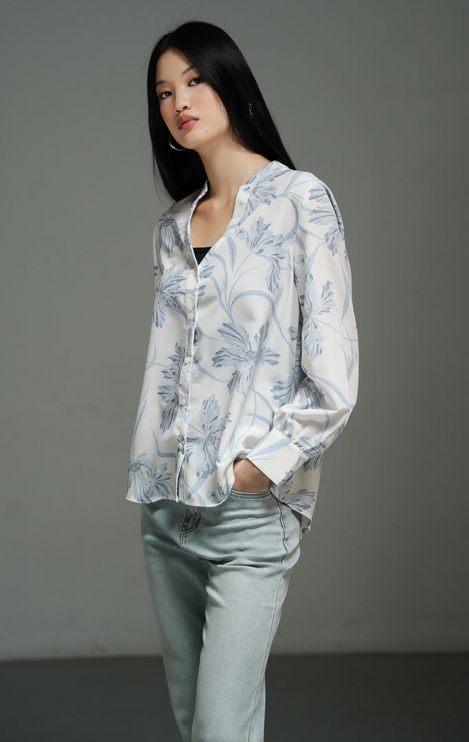 Morven Top Light Blue