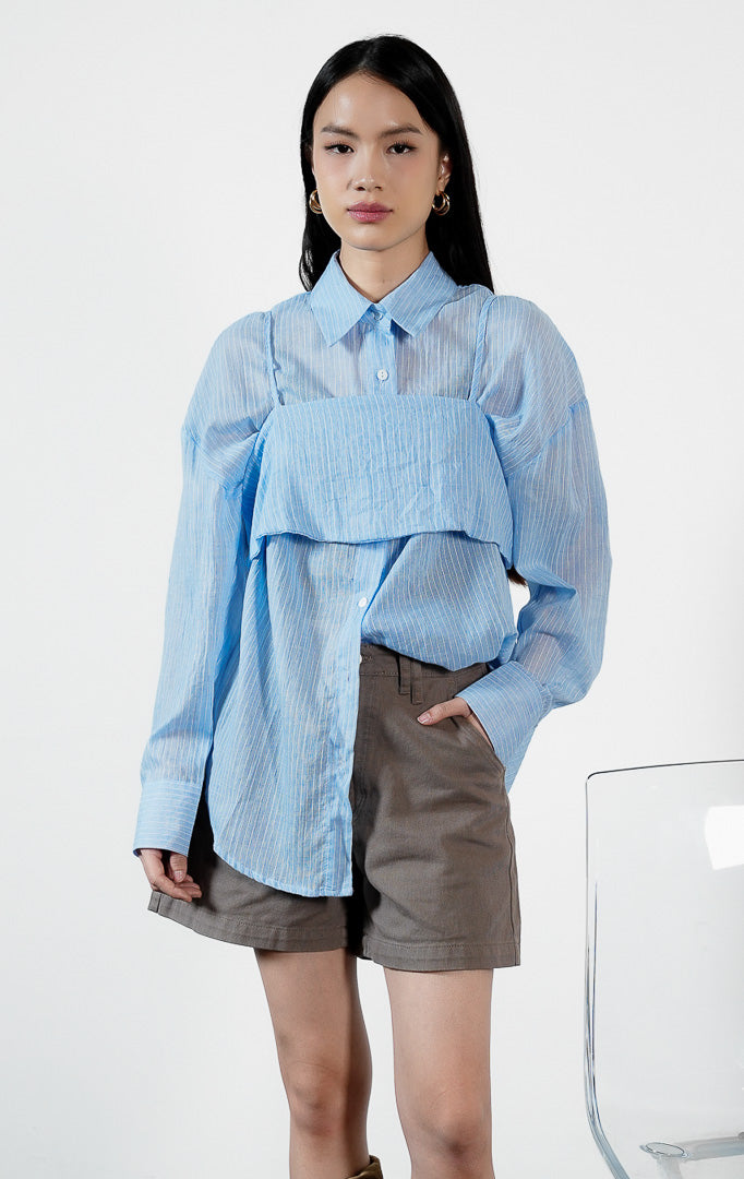 Freya Top Blue