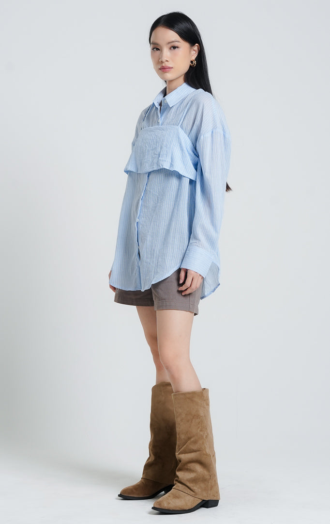 Freya Top Blue