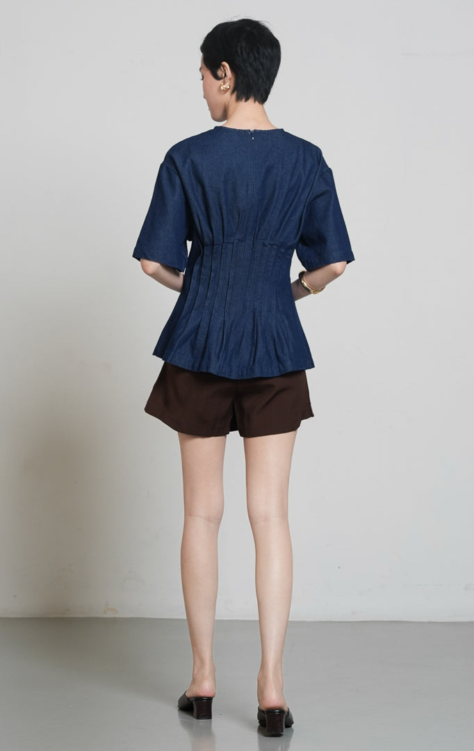 Solviera Top Dark Denim