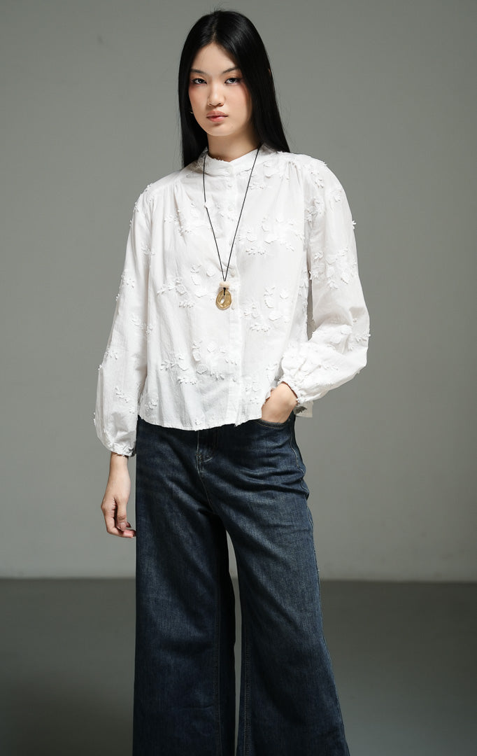 Nerine Top White