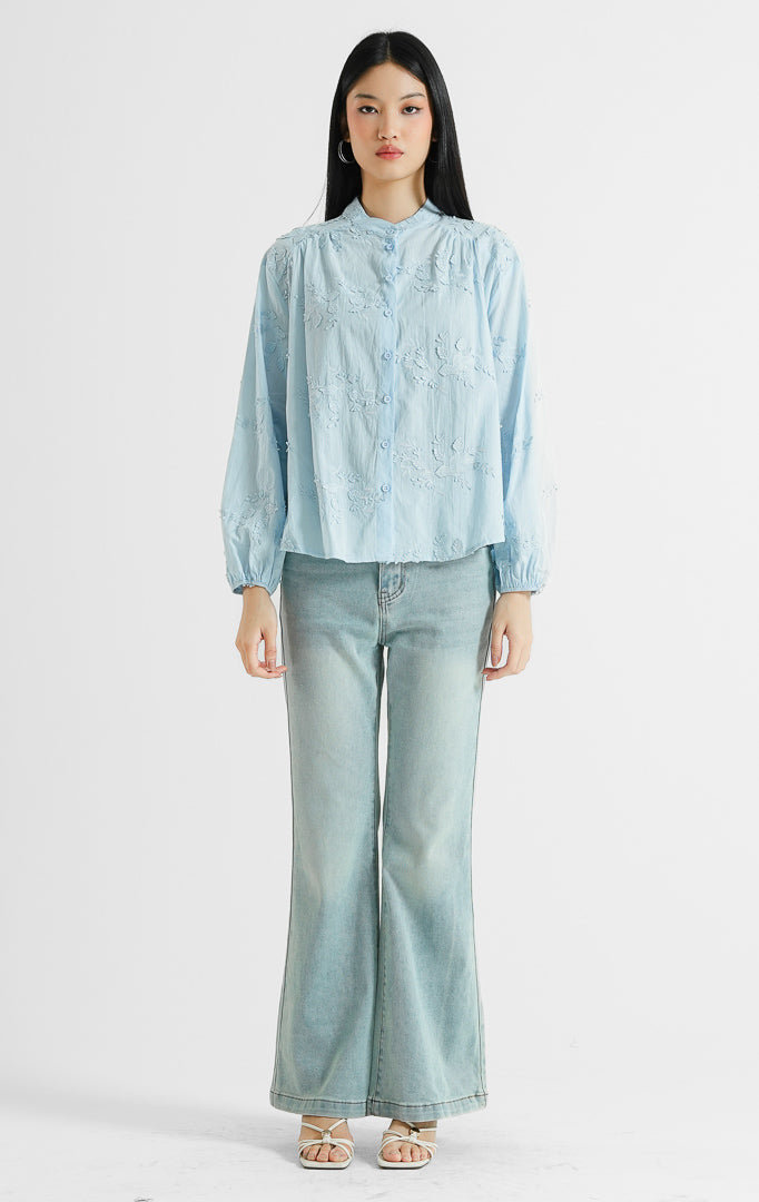 Nerine Top Light Blue
