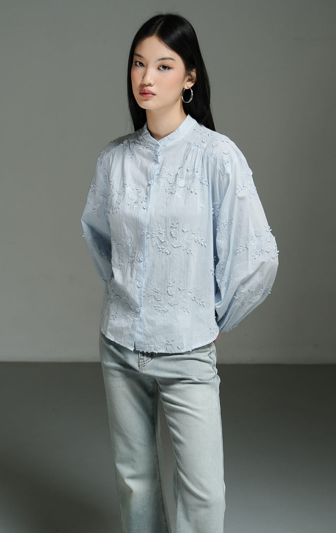Nerine Top Light Blue