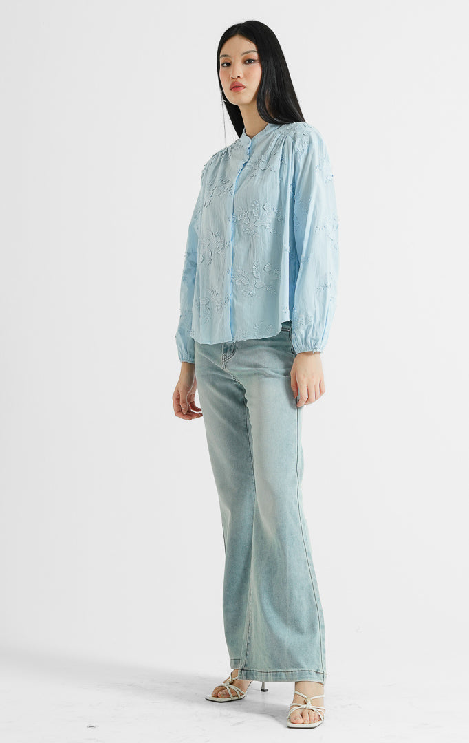 Nerine Top Light Blue