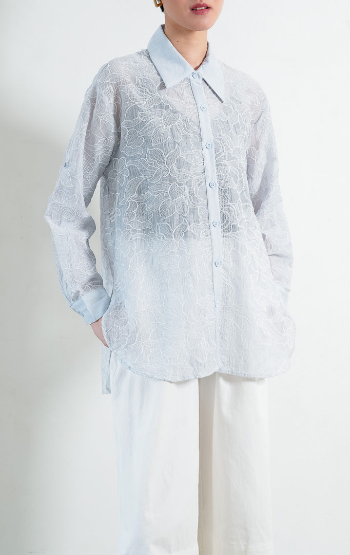Everlynne Top Light Blue