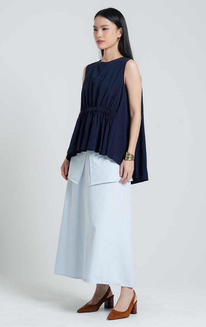 Tansy Top Navy