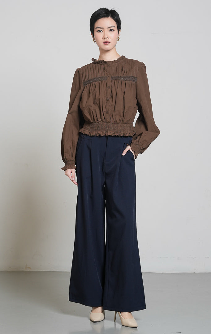 Violetta Top Dark Brown