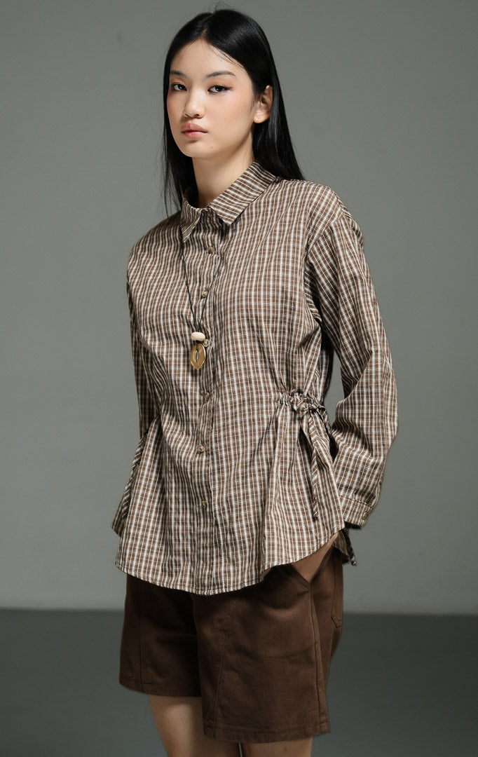Hilaria Top Brown