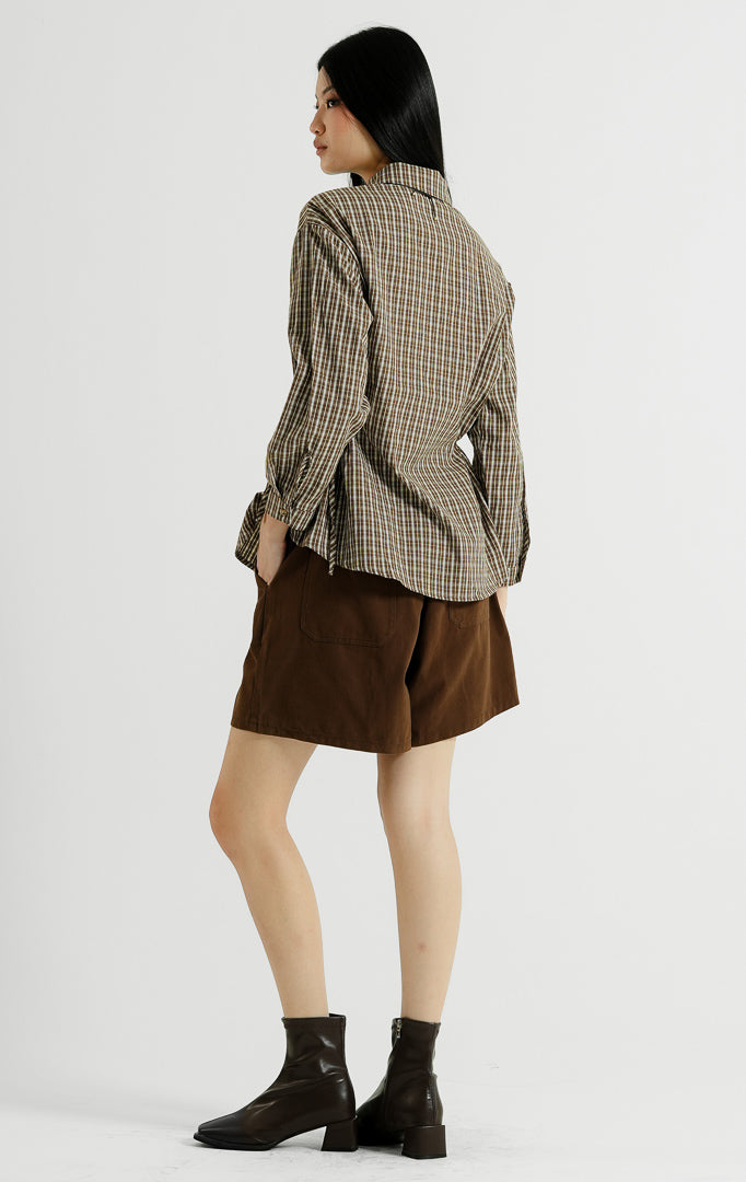 Hilaria Top Brown
