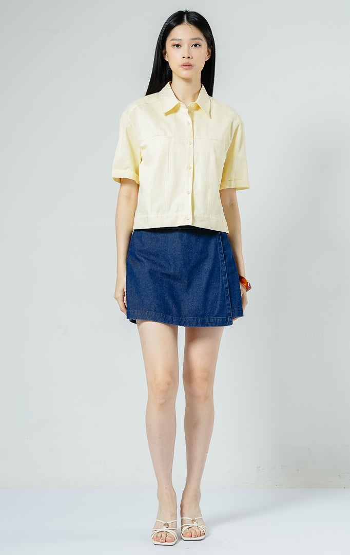 Velira Top Butter Yellow