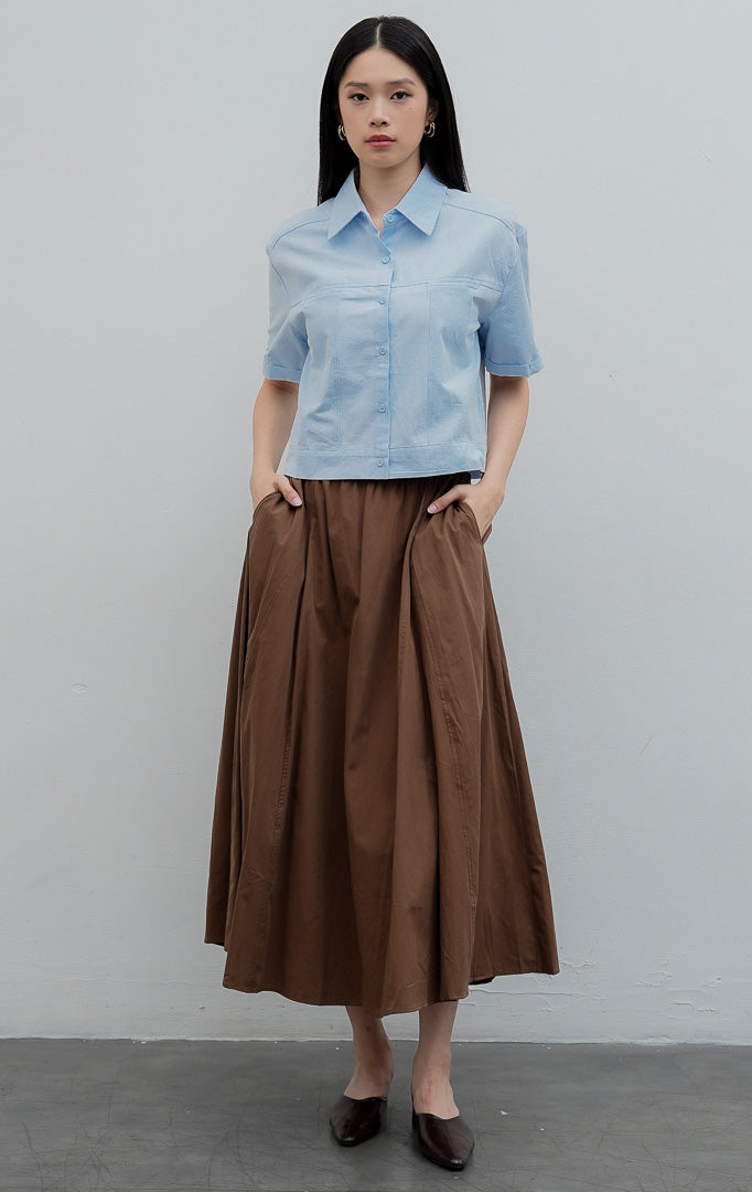 Velira Top Light Blue