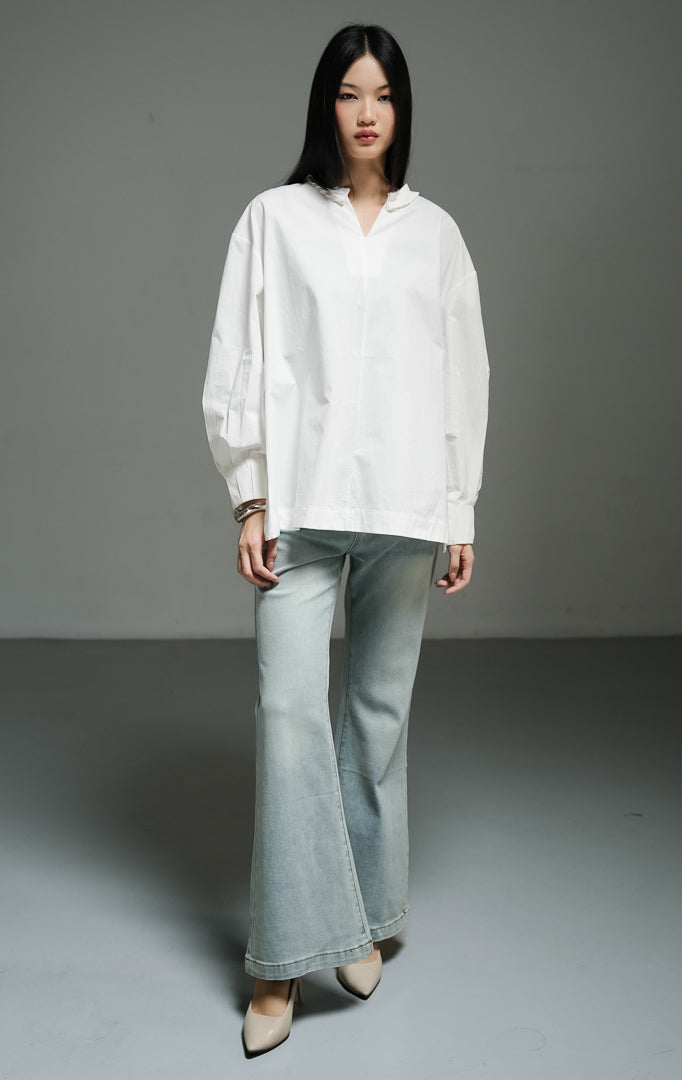 Florina Top White