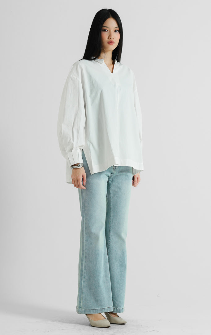 Florina Top White
