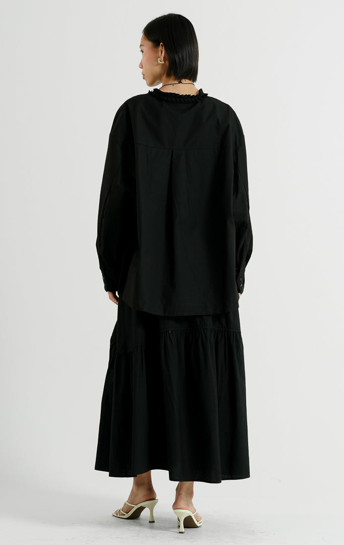 Florina Top Black
