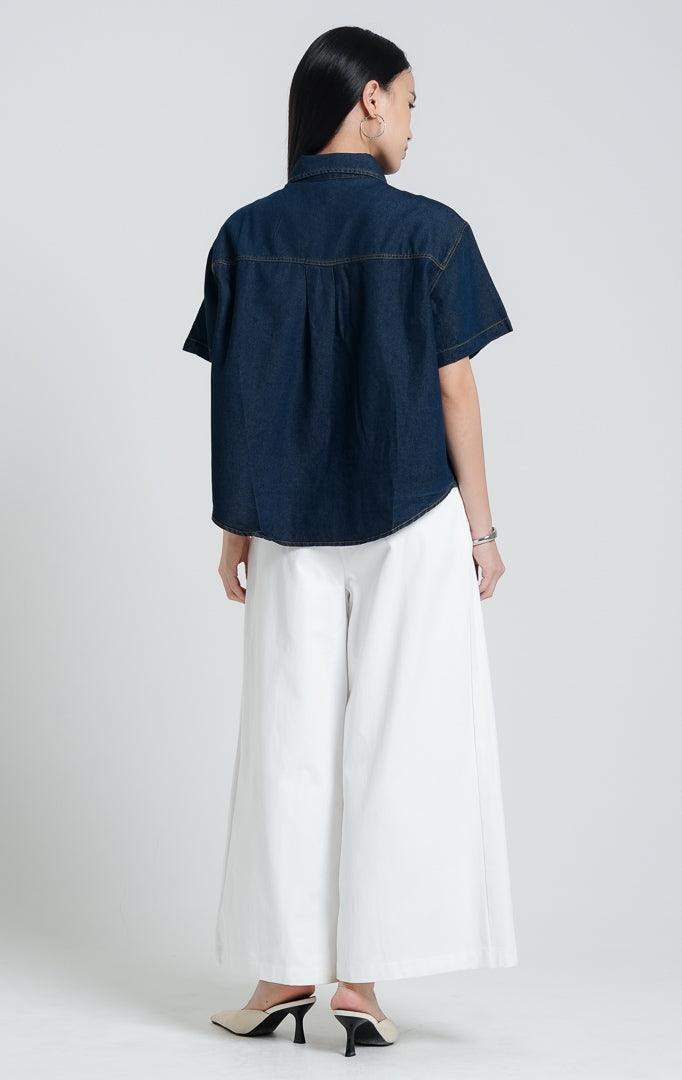 Luniel Top Dark Denim