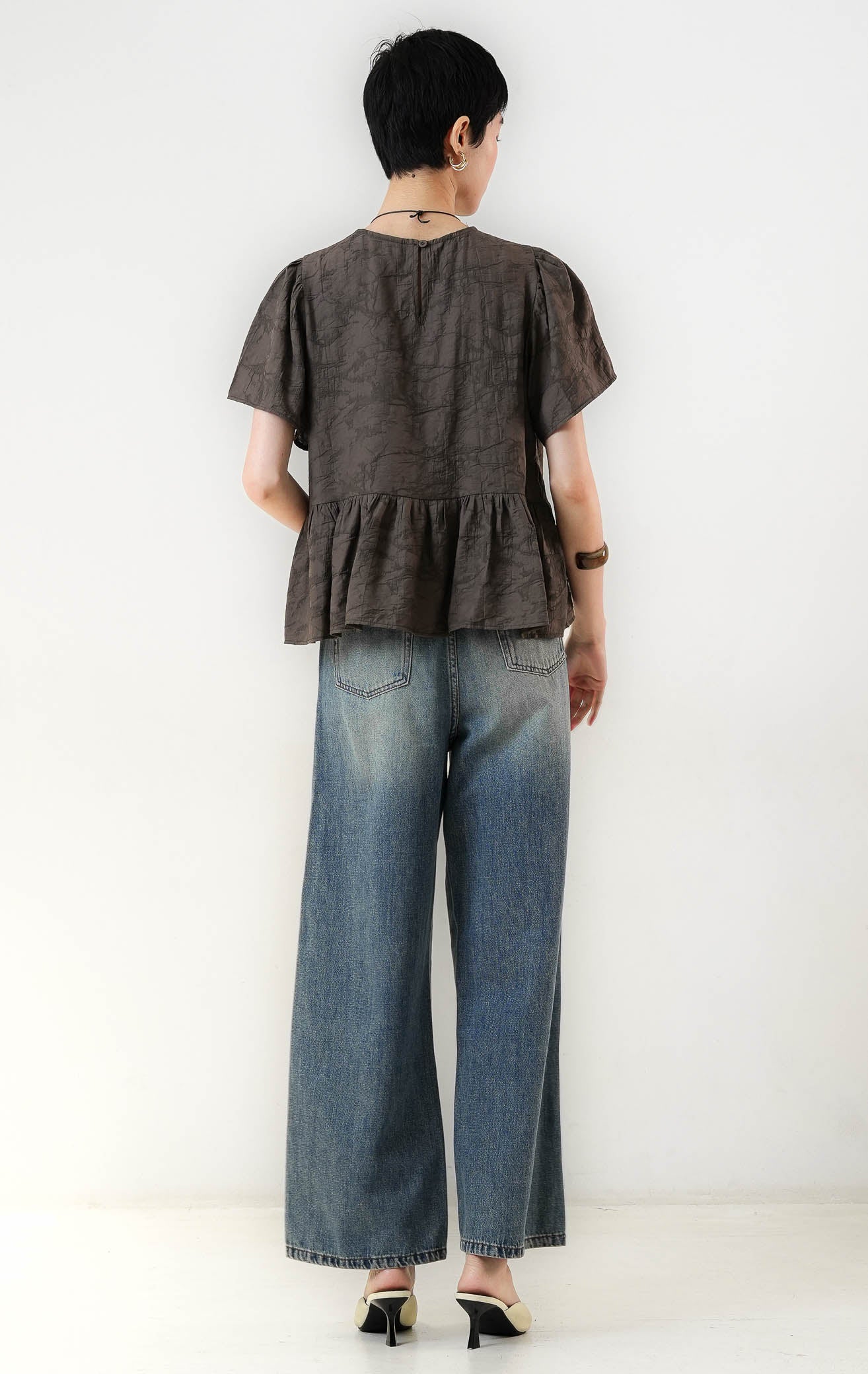 Rivena Top Dark Brown