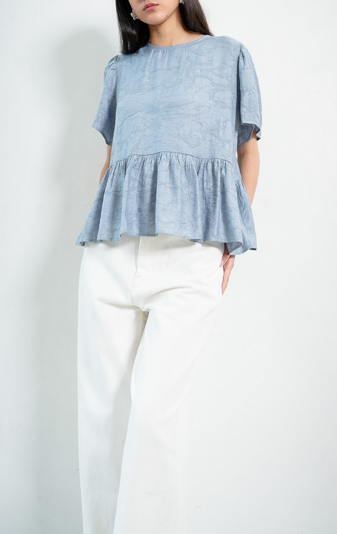 Rivena Top Dusty Blue