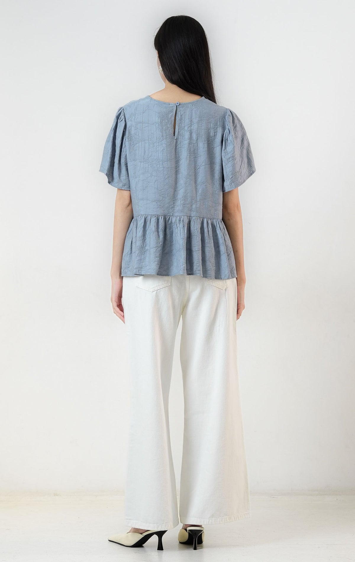Rivena Top Dusty Blue