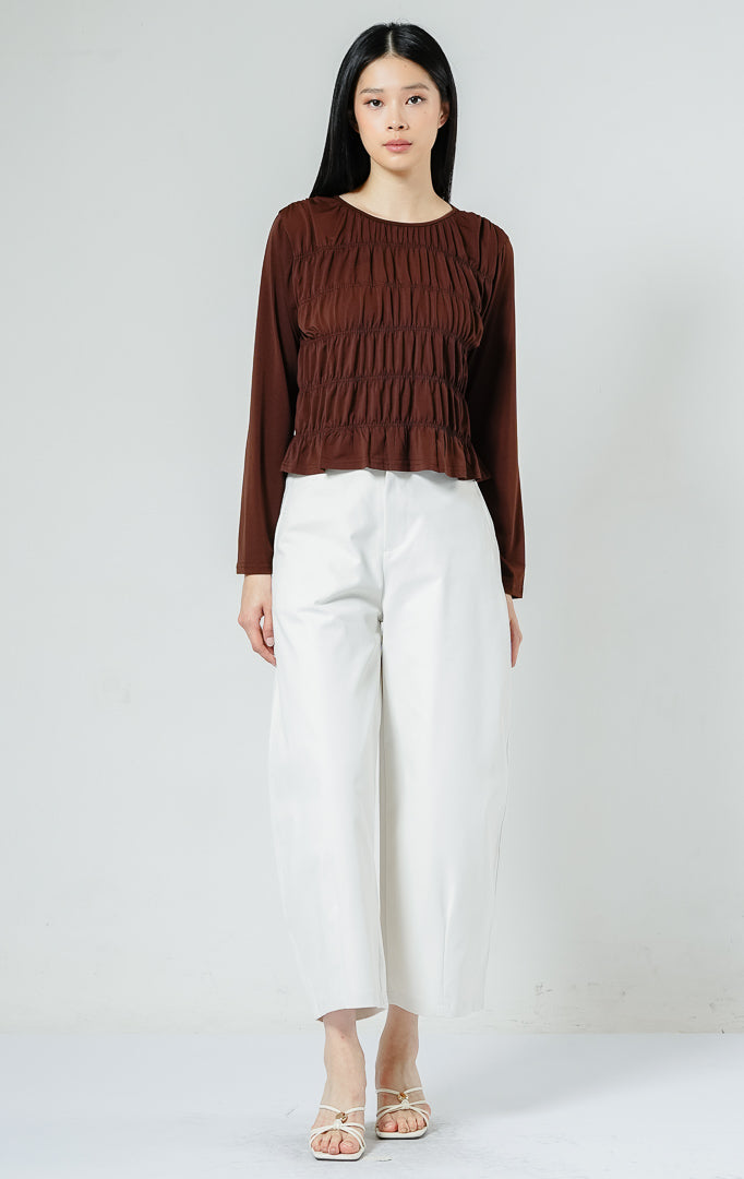 Yuliana Top Dark Brown