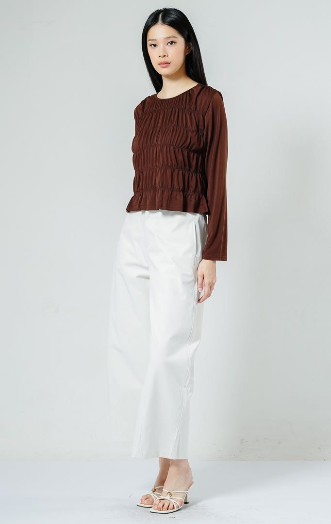 Yuliana Top Dark Brown