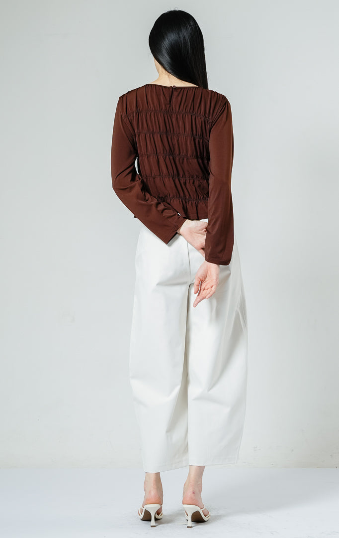 Yuliana Top Dark Brown