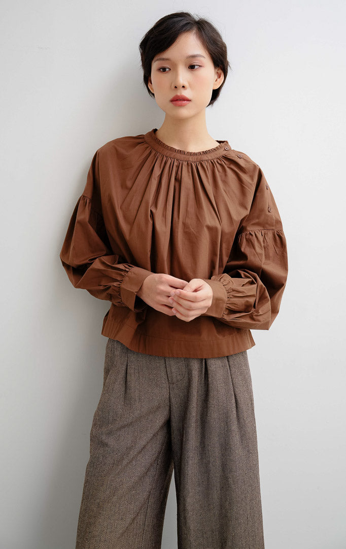 Morgana Top Dark Brown