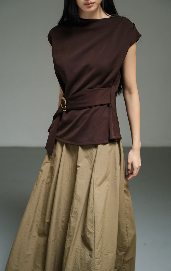 Carpenter Top Dark Brown