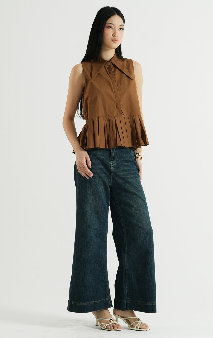 Serelina Top Brown
