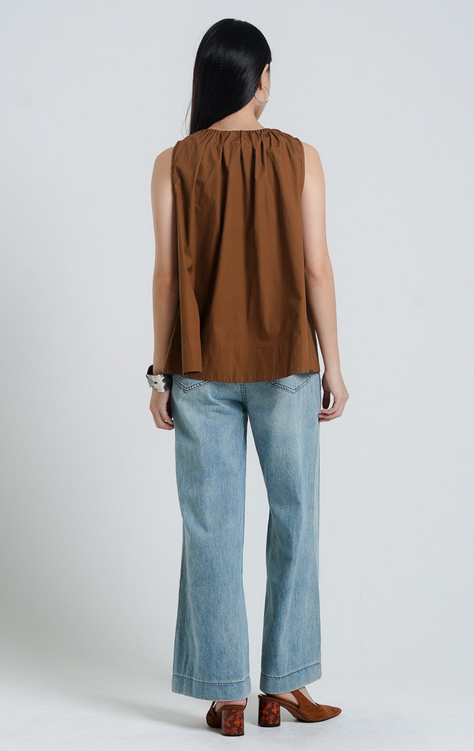 Jolaine Top Brown