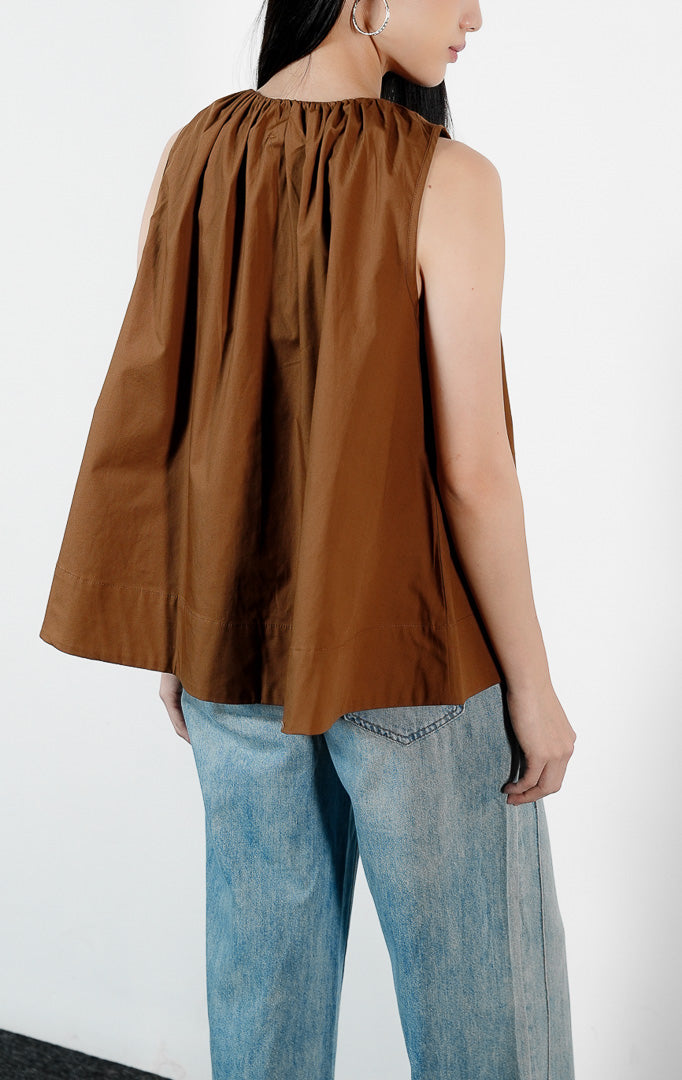 Jolaine Top Brown