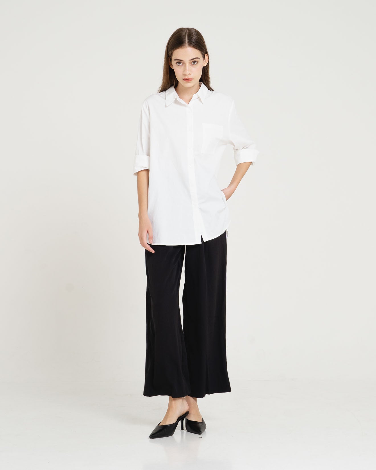 Noleta Oversized White Shirt – 186961