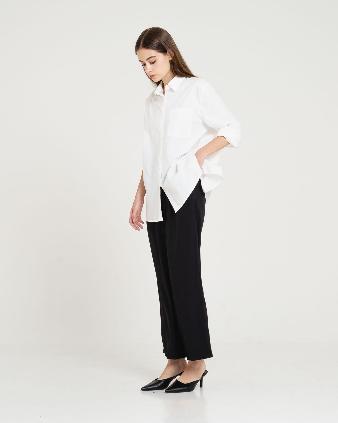 Noleta Oversized White Shirt – 186961