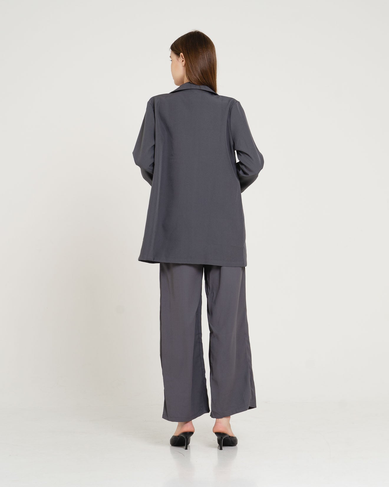 Wilona Relaxed Dark Grey Blazer – 187914