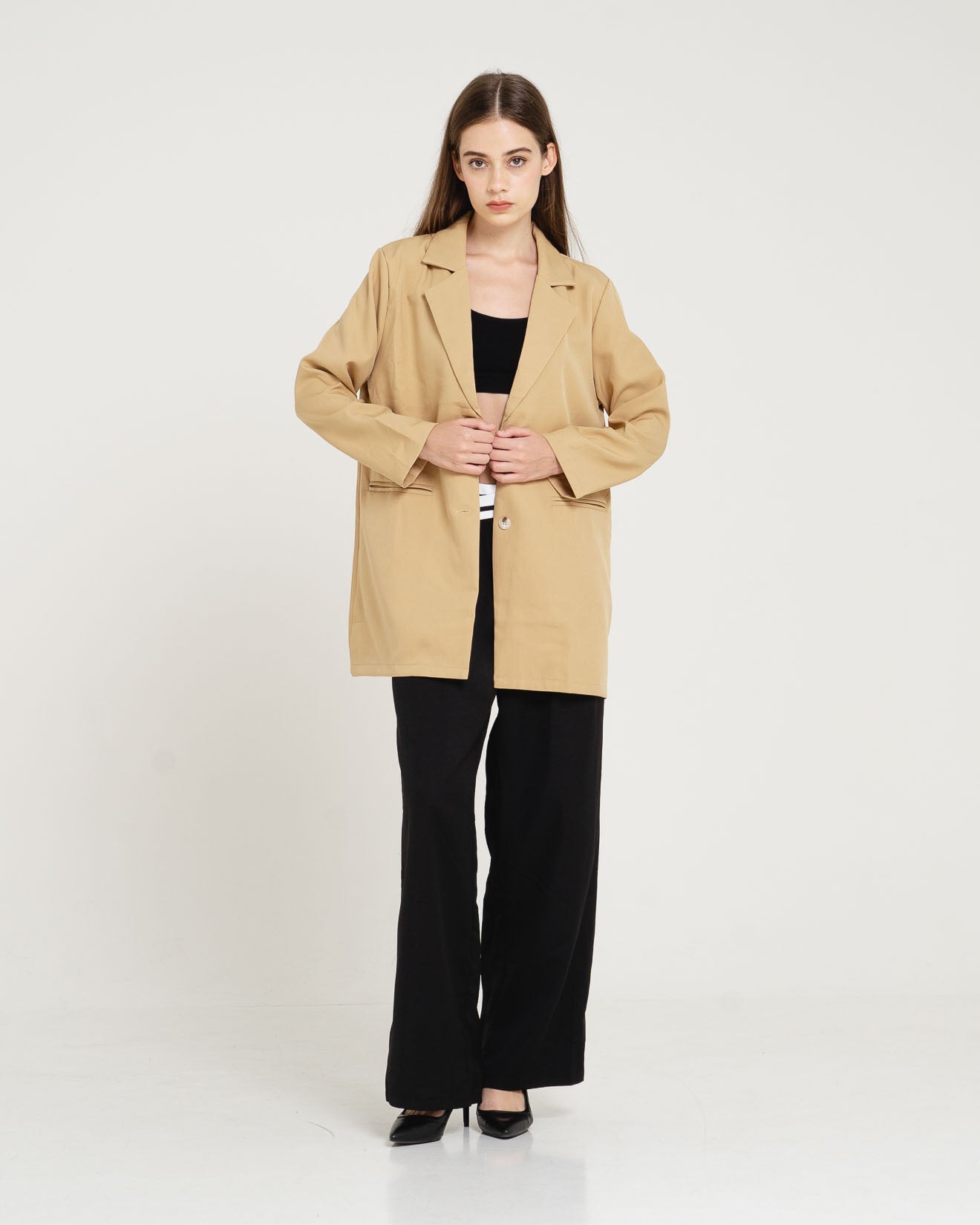 Wilona Relaxed Brown Blazer – 187915