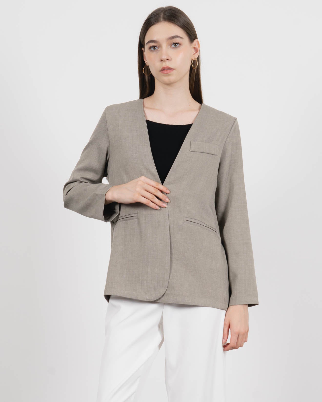 Cecillia Relax Grey Blazer – 188502