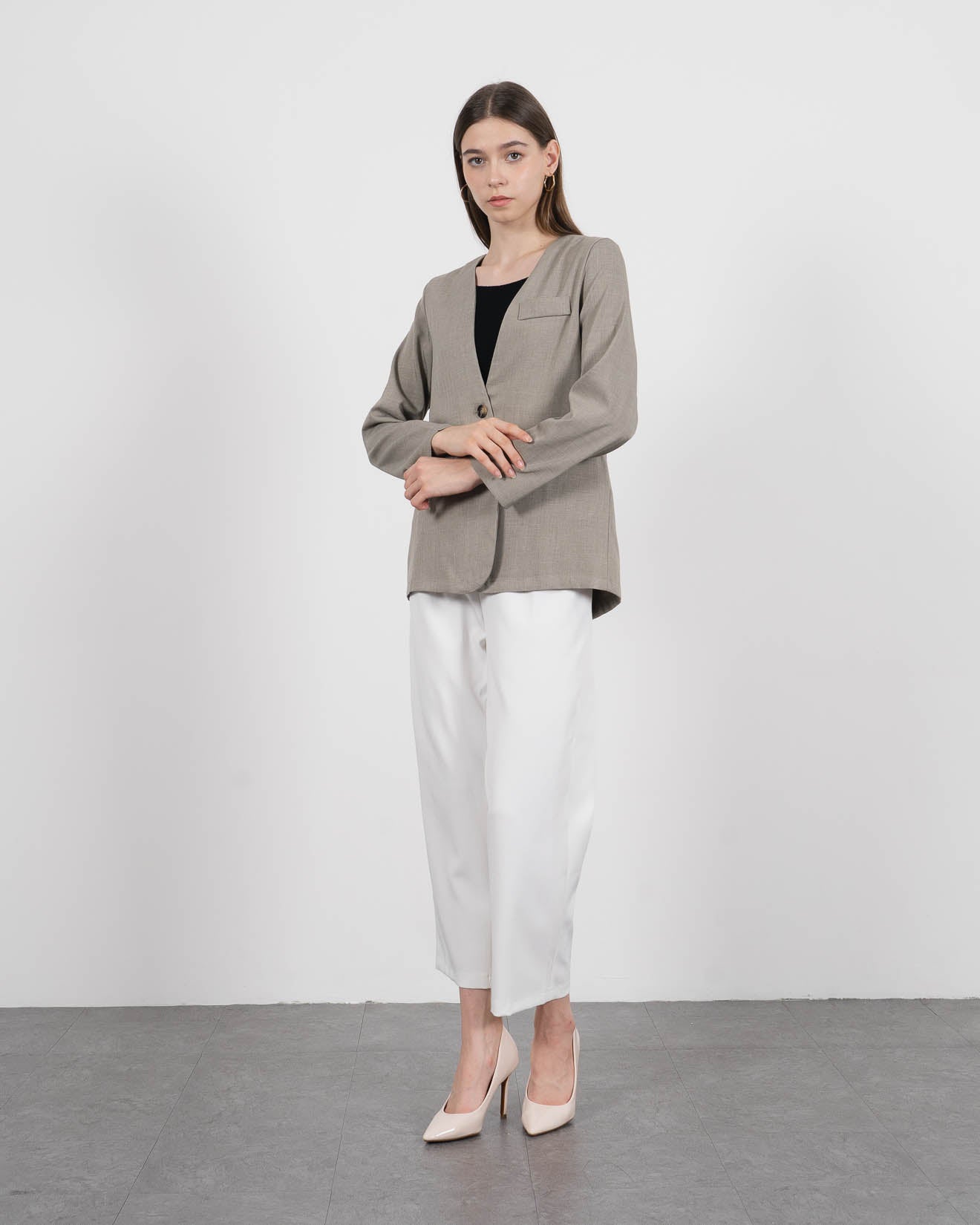 Cecillia Relax Grey Blazer – 188502