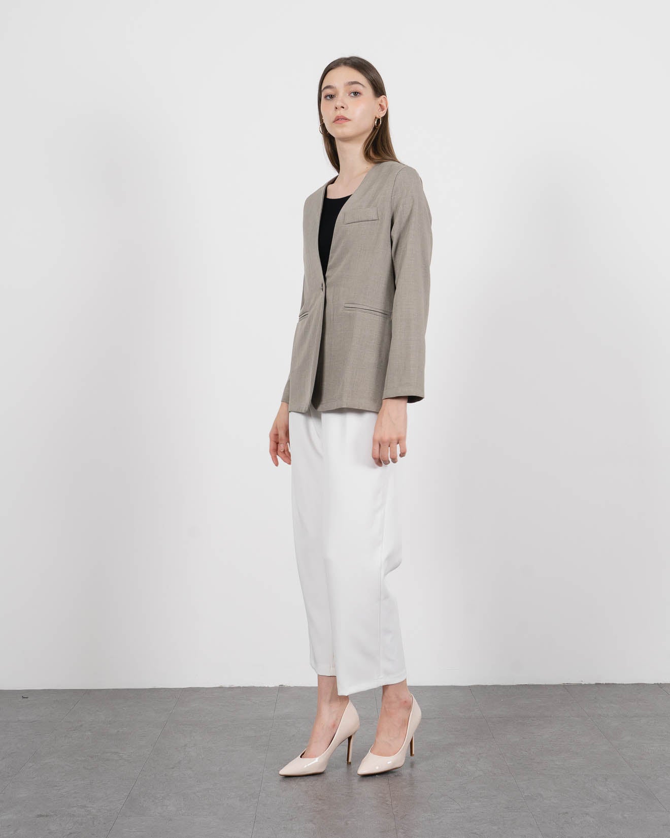 Cecillia Relax Grey Blazer – 188502