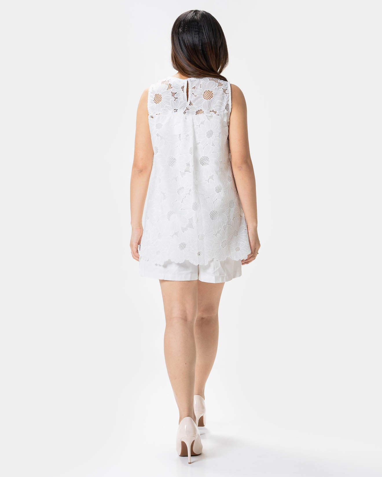 She Blooms - EA Acalia Top White - Atasan Wanita Kekinian -189240