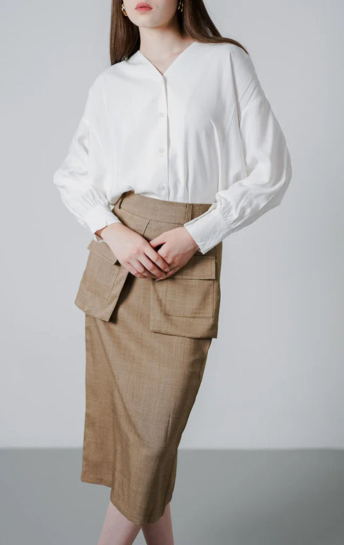 Blaise White Blouse
