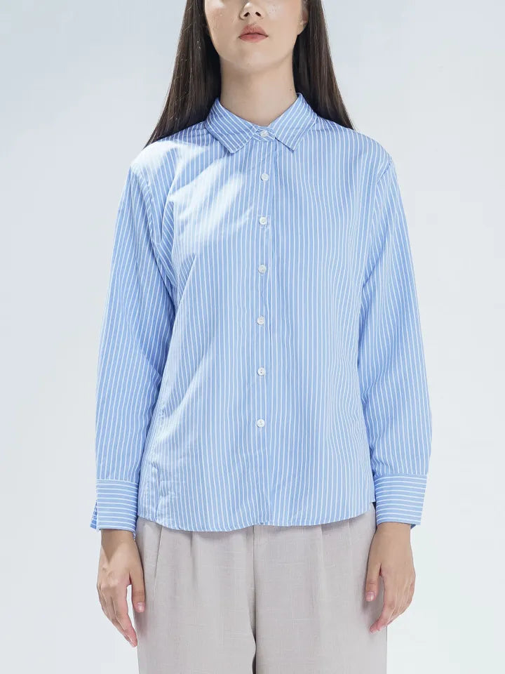 Aurel Shirt Blue Striped